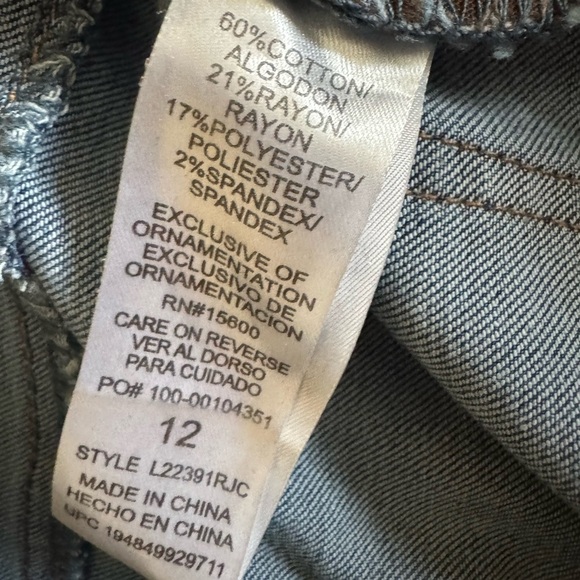 AB-SOLUTION SIDE POCKET GIRLFRIEND JEANS IN BLUE VINTAGE - Picture 7 of 8